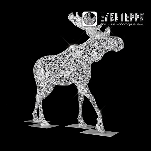 Лось световая новогодняя фигура